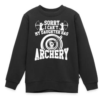 Archer Archer Archer Maman Mère - Sweat Premium enfant bio - noir - Devant - AI Model Kid Female (0cm)