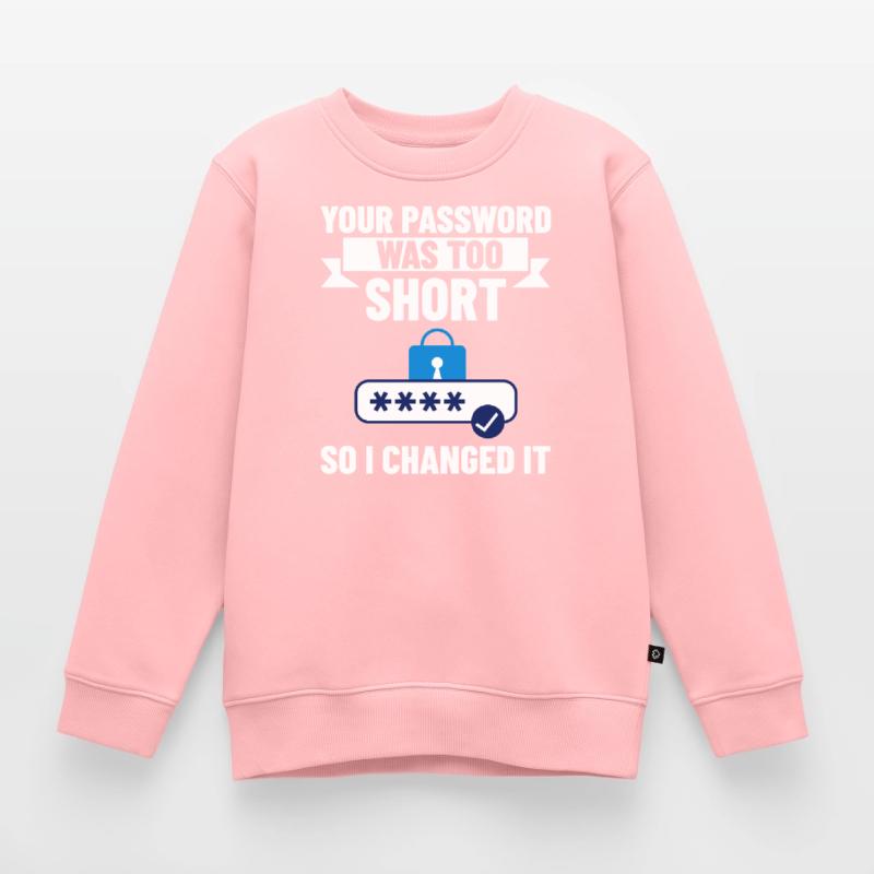 Password Hacker Security Computer Hacking Kids Premium Organic Sweatshirt