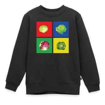 Kohl - Kinder Premium Organic Sweatshirt - Schwarz - Vorne - AI Model Kid Female (0cm)