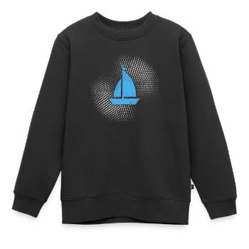 Segeln - Kinder Premium Organic Sweatshirt - Schwarz - Vorne - AI Model Kid Female (0cm)