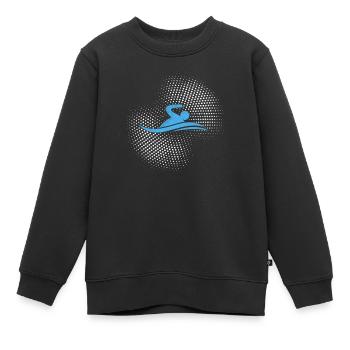 Nager - Sweat Premium enfant bio - noir - Devant - AI Model Kid Female (0cm)