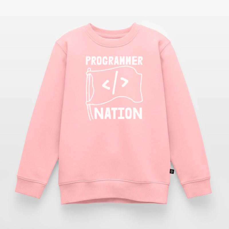 Programmer Coder Software Developer Kids Premium Organic Sweatshirt