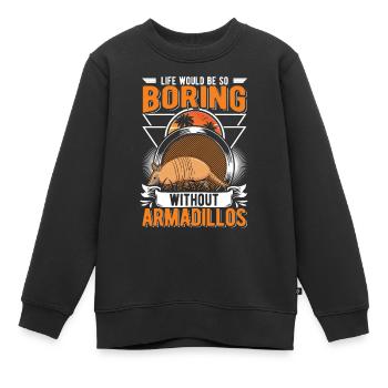 Tatou Cadeau Tatou - Sweat Premium enfant bio - noir - Devant - AI Model Kid Female (0cm)