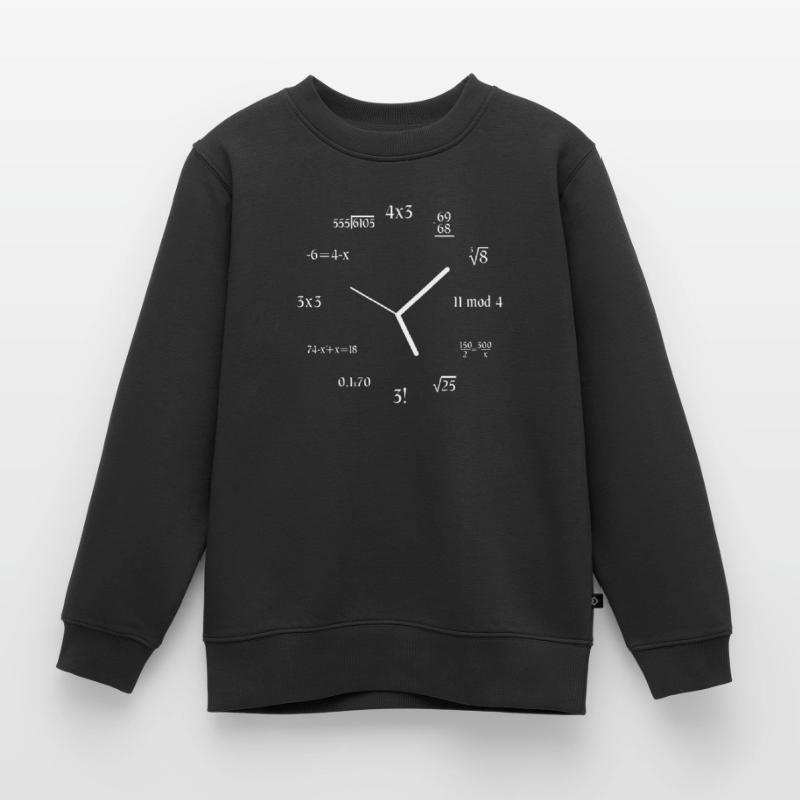 Formule d’équation Math Meme Math Jokes Math Clock Sweat Premium enfant bio