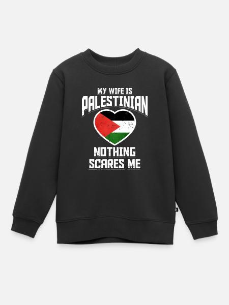 Palästinensisch - Kinder Premium Organic Sweatshirt - Schwarz