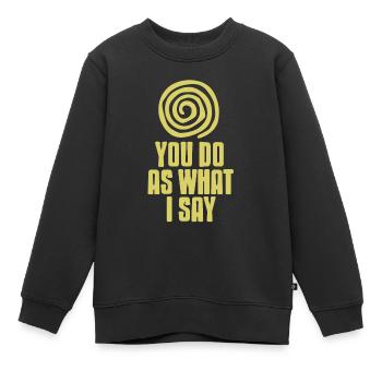 Et vous direz oui à mon hypnose - Sweat Premium enfant bio - noir - Devant - AI Model Kid Female (0cm)