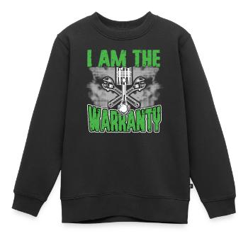 Je suis la profession de mécanicien de garage de garantie - Sweat Premium enfant bio - noir - Devant - AI Model Kid Female (0cm)