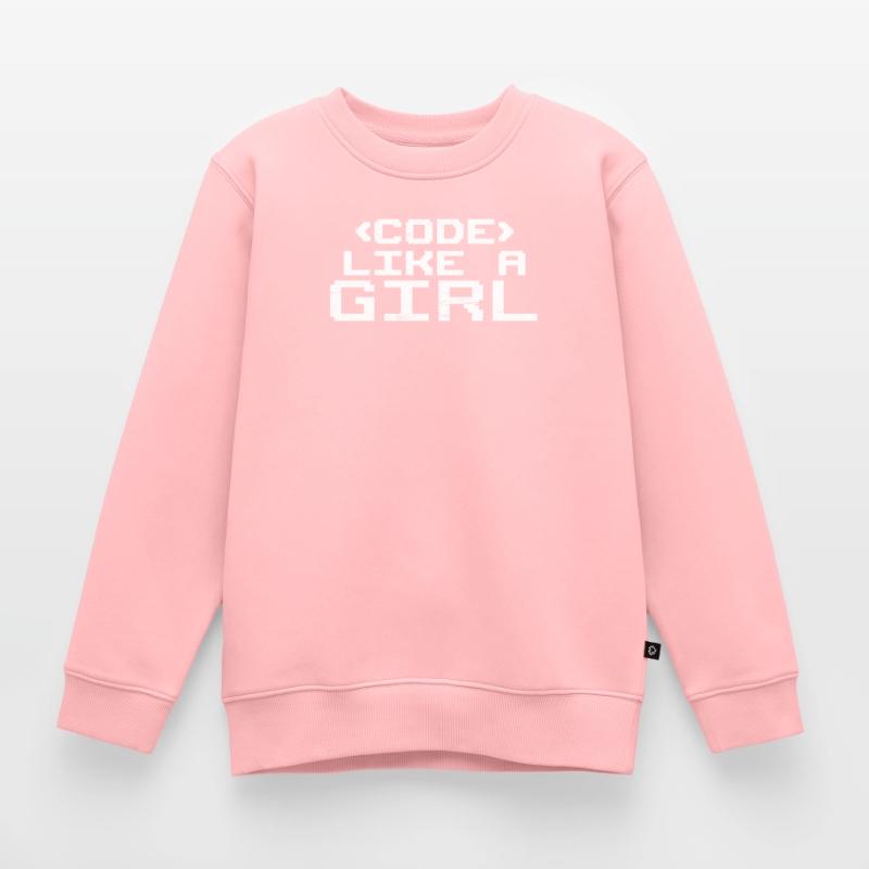 Programmer Coder Software Developer Kids Premium Organic Sweatshirt