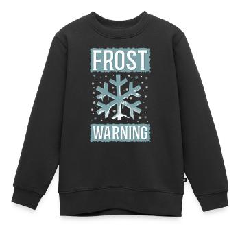 Météorologue Prévisions météorologiques - Sweat Premium enfant bio - noir - Devant - AI Model Kid Female (0cm)