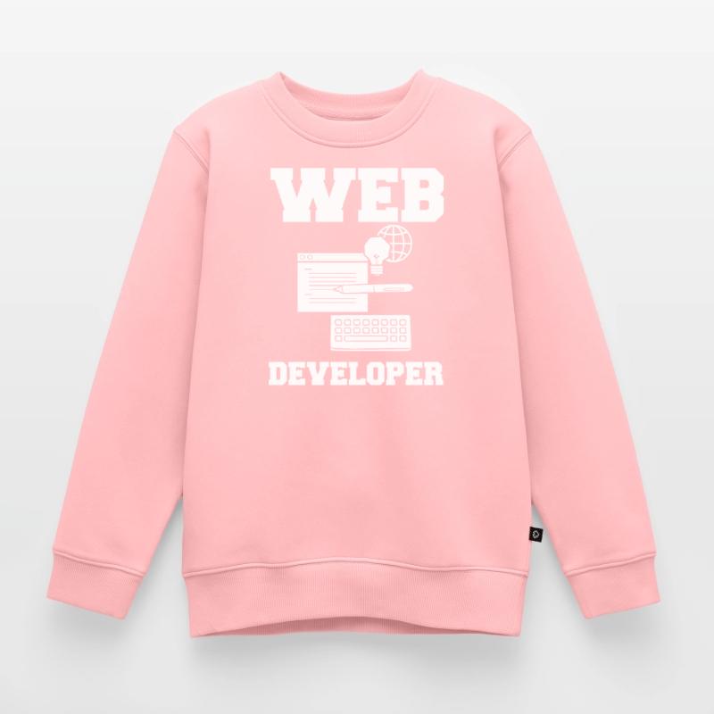 Web Development Web Developer Developer Manager Kids Premium Organic Sweatshirt