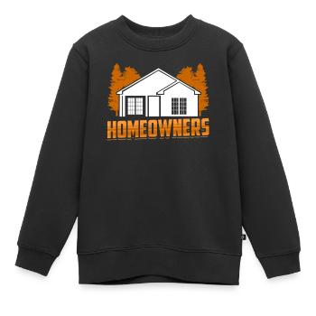 Propriétaire Propriétaire Propriétaire Hôte - Sweat Premium enfant bio - noir - Devant - AI Model Kid Female (0cm)