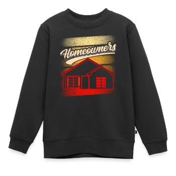 Propriétaire Propriétaire Maison Hôte - Sweat Premium enfant bio - noir - Devant - AI Model Kid Female (0cm)