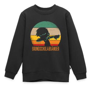 Dabbing Junge Grundschulabschluss Grundschule Ende - Kinder Premium Organic Sweatshirt - Schwarz - Vorne - AI Model Kid Female (0cm)