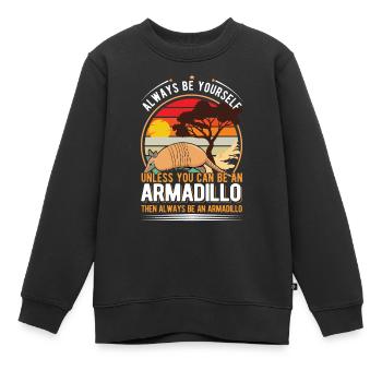 Tatou Cadeau Tatou - Sweat Premium enfant bio - noir - Devant - AI Model Kid Female (0cm)