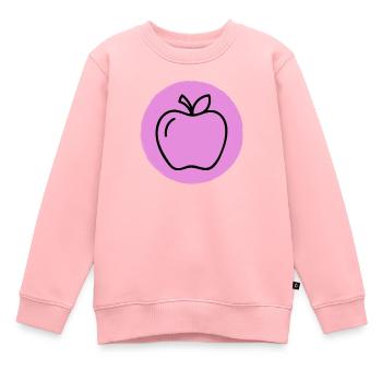 Pomme - Sweat Premium enfant bio - rose - Devant - AI Model Kid Female (0cm)