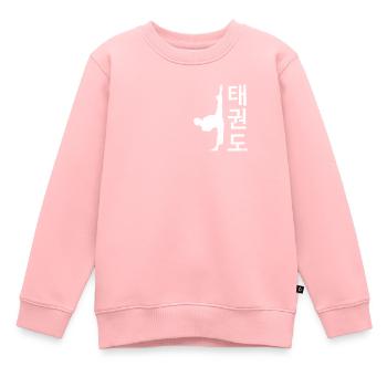 Tae Kwon Do Symbol Training Taekwondo Koreanische - Kinder Premium Organic Sweatshirt - Rosa - Vorne - AI Model Kid Female (0cm)