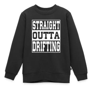 Dérive en disant drôle - Sweat Premium enfant bio - noir - Devant - AI Model Kid Female (0cm)