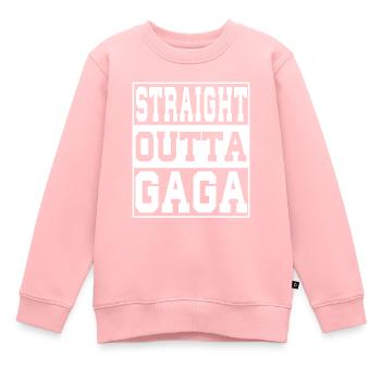 Gaga Ball dit drôle - Sweat Premium enfant bio - rose - Devant - AI Model Kid Female (0cm)