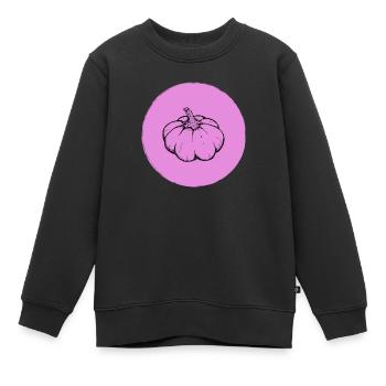 Citrouille - Sweat Premium enfant bio - noir - Devant - AI Model Kid Female (0cm)