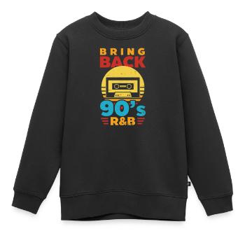 I Love The 90s Bring Back The 90s R&B - Kinder Premium Organic Sweatshirt - Schwarz - Vorne - AI Model Kid Female (0cm)