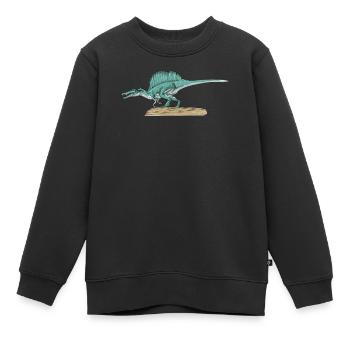 Spinosaurus I Dornechse Kreidezeit Fossil - Kinder Premium Organic Sweatshirt - Schwarz - Vorne - AI Model Kid Female (0cm)
