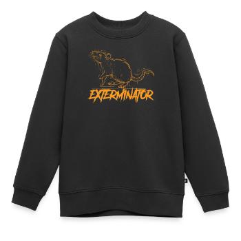 Kammerjäger I Ungeziefer Motiv für - Kinder Premium Organic Sweatshirt - Schwarz - Vorne - AI Model Kid Female (0cm)
