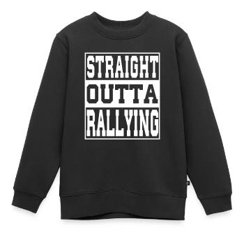 Rallye Spruch lustig - Kinder Premium Organic Sweatshirt - Schwarz - Vorne - AI Model Kid Female (0cm)