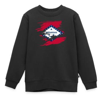 Cadeau de résident de l’Arkansas - Sweat Premium enfant bio - noir - Devant - AI Model Kid Female (0cm)