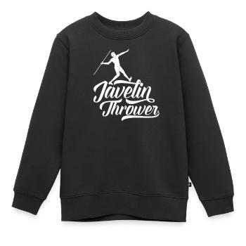 Lancer du javelot Lancer du javelot Lancer du javelot Lancer du javelot - Sweat Premium enfant bio - noir - Devant - AI Model Kid Female (0cm)