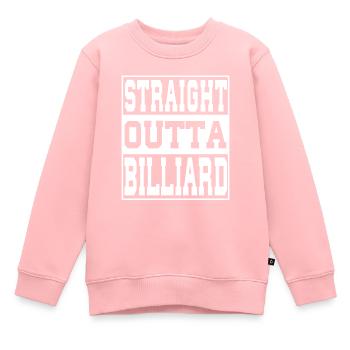 Billard en disant drôle - Sweat Premium enfant bio - rose - Devant - AI Model Kid Female (0cm)