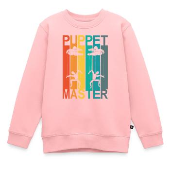 Bauchredner und Marionetten - Kinder Premium Organic Sweatshirt - Rosa - Vorne - AI Model Kid Female (0cm)