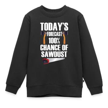 Tischler - Kinder Premium Organic Sweatshirt - Schwarz - Vorne - AI Model Kid Female (0cm)