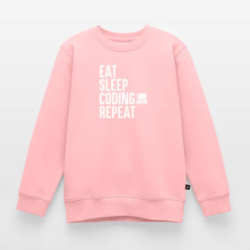 Coding Programmer Coder Software Developer Kids Premium Organic Sweatshirt