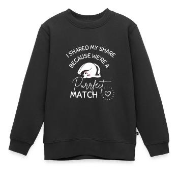 Nierentransplantation Organ Empfänger Überlebender lustig - Kinder Premium Organic Sweatshirt - Schwarz - Vorne - AI Model Kid Female (0cm)