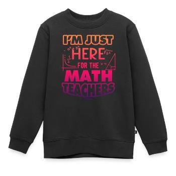 Mathématiques - Sweat Premium enfant bio - noir - Devant - AI Model Kid Female (0cm)