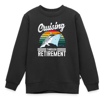 Kreuzfahrt - Kinder Premium Organic Sweatshirt - Schwarz - Vorne - AI Model Kid Female (0cm)