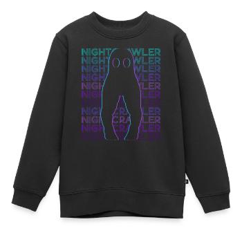 Fresno Nightcrawler Kryptoide Kryptozoologie - Kinder Premium Organic Sweatshirt - Schwarz - Vorne - AI Model Kid Female (0cm)