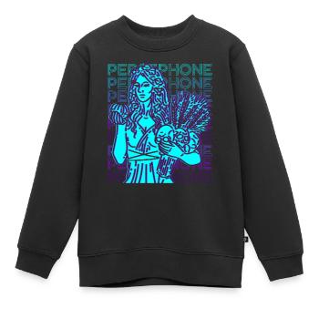 Persephone Griechische Göttin Griechische Mytholog - Kinder Premium Organic Sweatshirt - Schwarz - Vorne - AI Model Kid Female (0cm)
