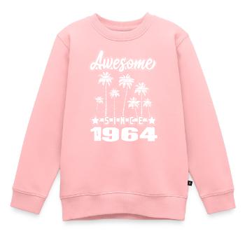 Awesome Since 1964 - Kinder Premium Organic Sweatshirt - Rosa - Vorne - AI Model Kid Female (0cm)