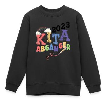 Kita Abgänger 2023 Kindergarten Geschenk - Kinder Premium Organic Sweatshirt - Schwarz - Vorne - AI Model Kid Female (0cm)