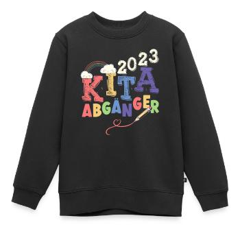 Kita Abgänger 2023 Kindergarten Geschenk - Kinder Premium Organic Sweatshirt - Schwarz - Vorne - AI Model Kid Female (0cm)