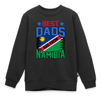 Namibia - Kinder Premium Organic Sweatshirt - Schwarz - Vorne - AI Model Kid Female (0cm)