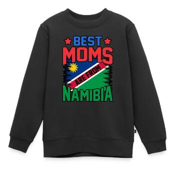 Namibia - Kinder Premium Organic Sweatshirt - Schwarz - Vorne - AI Model Kid Female (0cm)