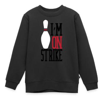 Strike-Modus - Kinder Premium Organic Sweatshirt - Schwarz - Vorne - AI Model Kid Female (0cm)