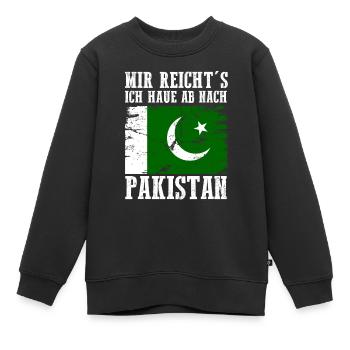 Pakistan Pakistaner Pakistanisches - Kinder Premium Organic Sweatshirt - Schwarz - Vorne - AI Model Kid Female (0cm)
