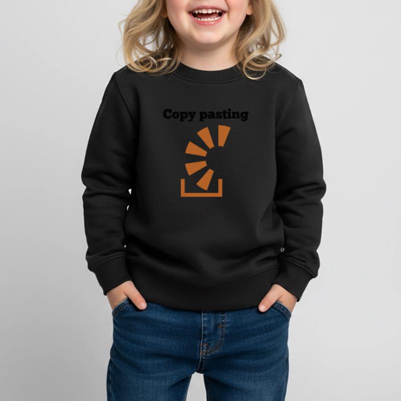 Copy Pasting Programming Coder Software Developer Kinder Premium Organic Sweatshirt
