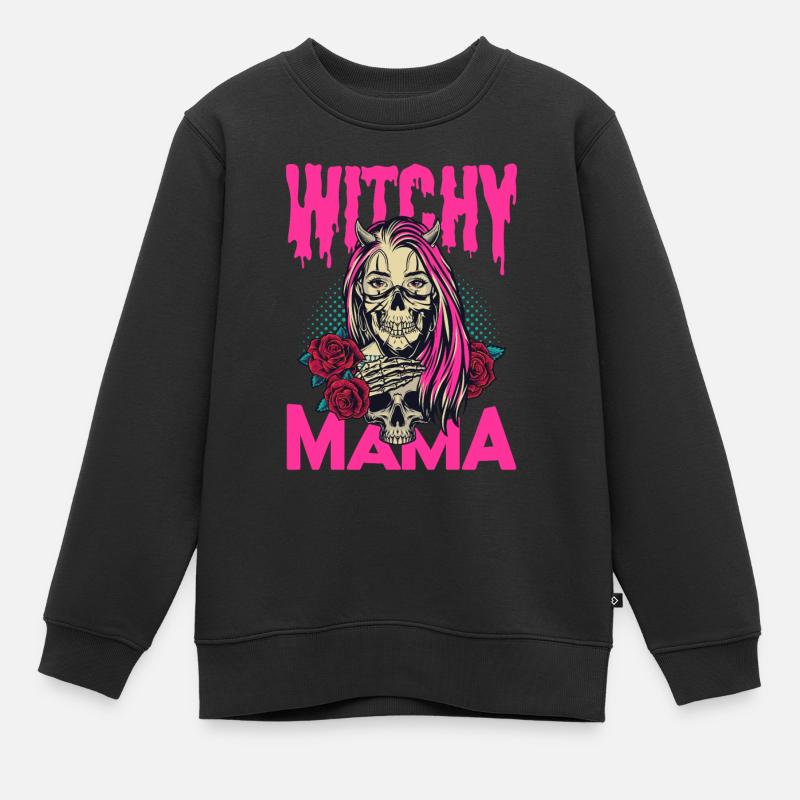 Halloween - Kinder Premium Organic Sweatshirt - Schwarz