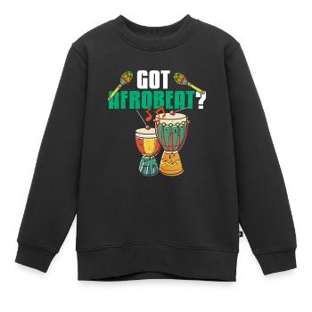 Vous avez de l’afrobeat ? Vintage Afrobeat Designs T-Shirt - Sweat Premium enfant bio - noir - Devant - AI Model Kid Female (0cm)