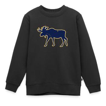 Alaska Tshirt Hommes Femmes Enfants USA Pôle Nord - Sweat Premium enfant bio - noir - Devant - AI Model Kid Female (0cm)