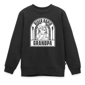 Rafting Wildwasser Kanu Kajak - Kinder Premium Organic Sweatshirt - Schwarz - Vorne - AI Model Kid Female (0cm)